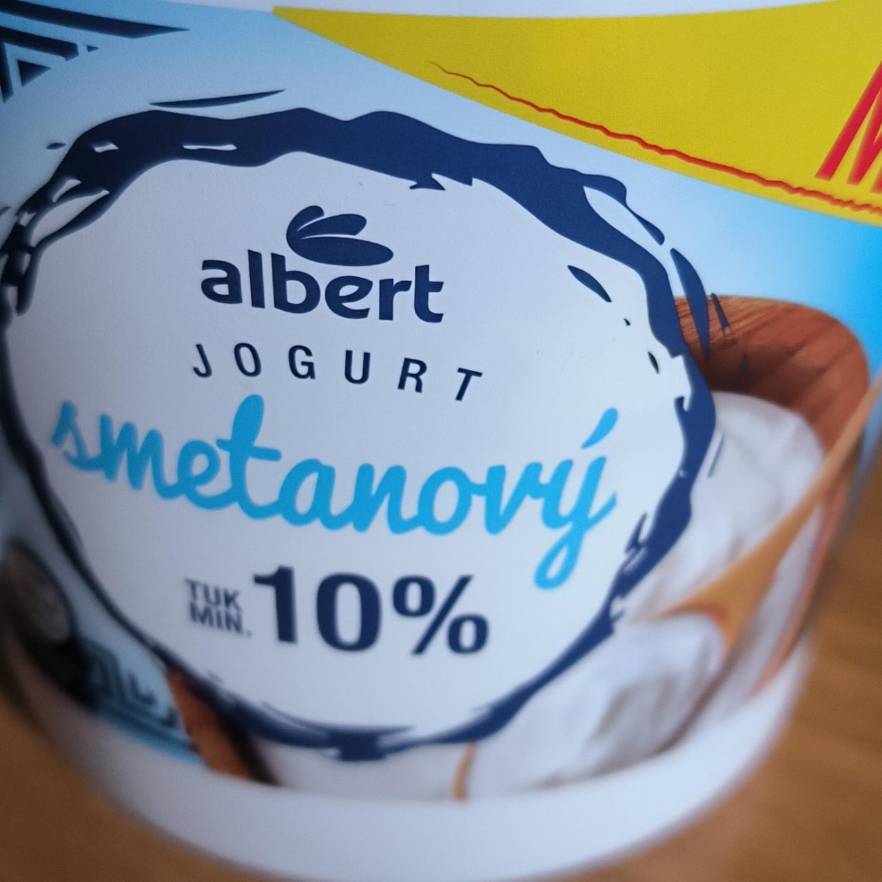 Fotografie - Bílý jogurt Albert 10%tuku