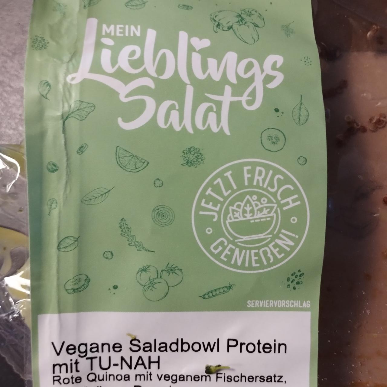 Fotografie - Vegane Salatbowl Protein mit Tu-Nah Mein Lieblins Salat