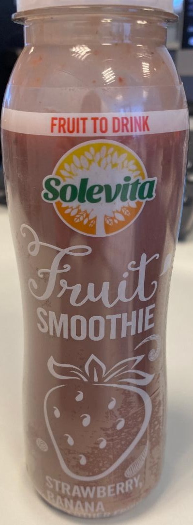 Fotografie - Fruit smoothie strawberry, banana and other fruits Solevita