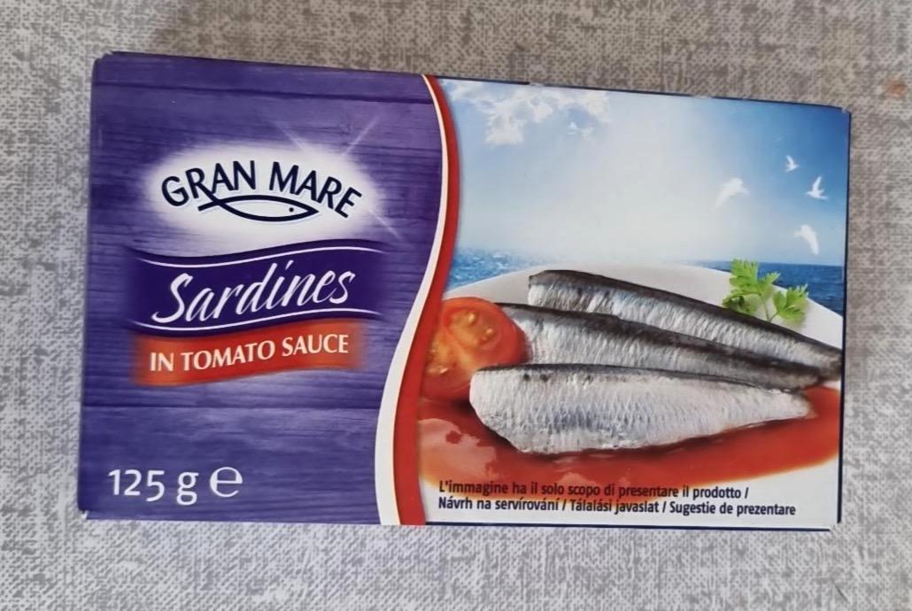 Fotografie - Sardines in Tomato sauce Gran Mare