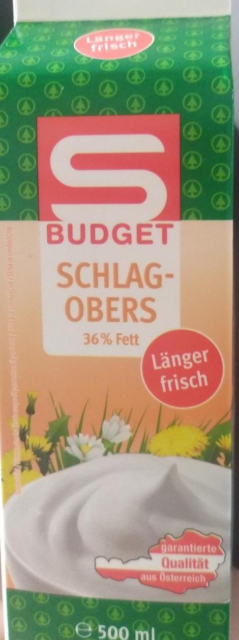 Fotografie - Österreichischer Schlagobers, pasteurisiert, 36% Fett S Budget