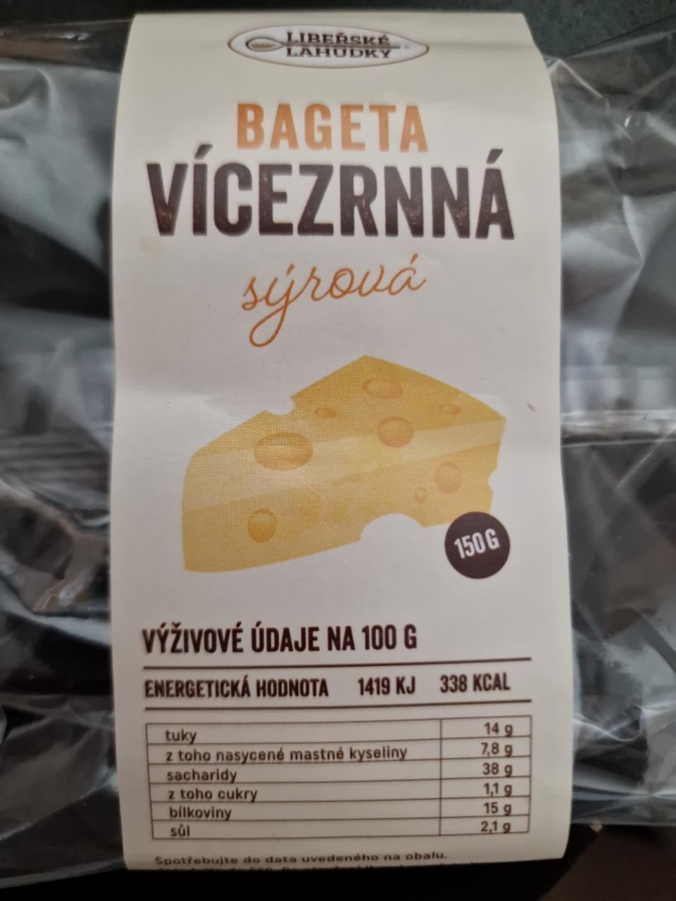 Fotografie - Obložená vícezrnná bageta se sýrem Libeřské lahůdky