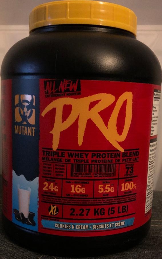 Fotografie - Mutant Pro Triple Whey Protein Cookies & Cream PVL
