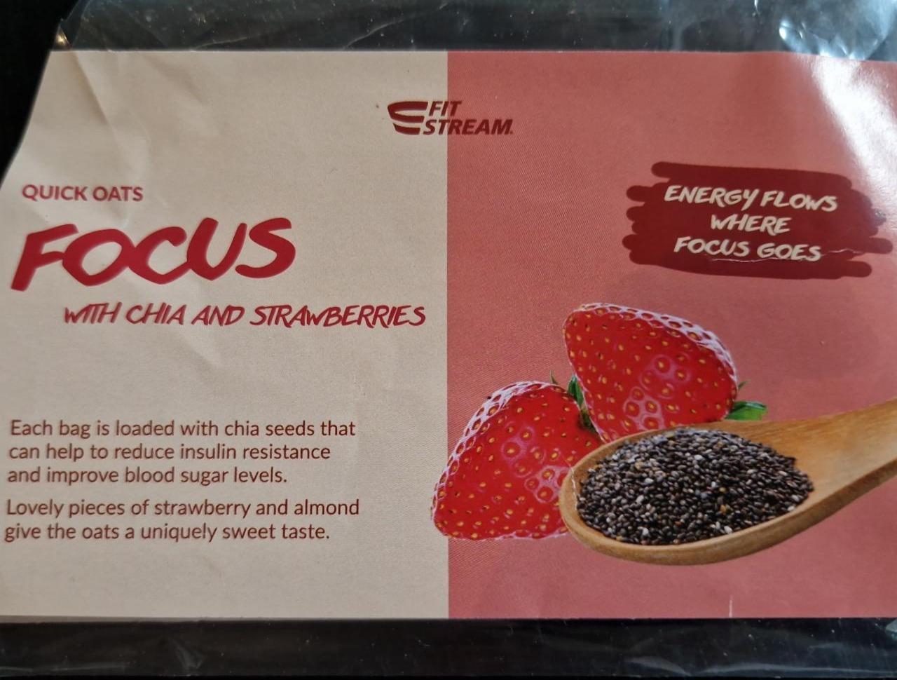 Fotografie - Quick Oats Focus with chia and strawberries Fit Stream