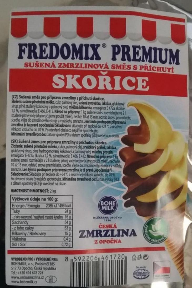 Fotografie - Fredomix Premium skořice Bohemilk