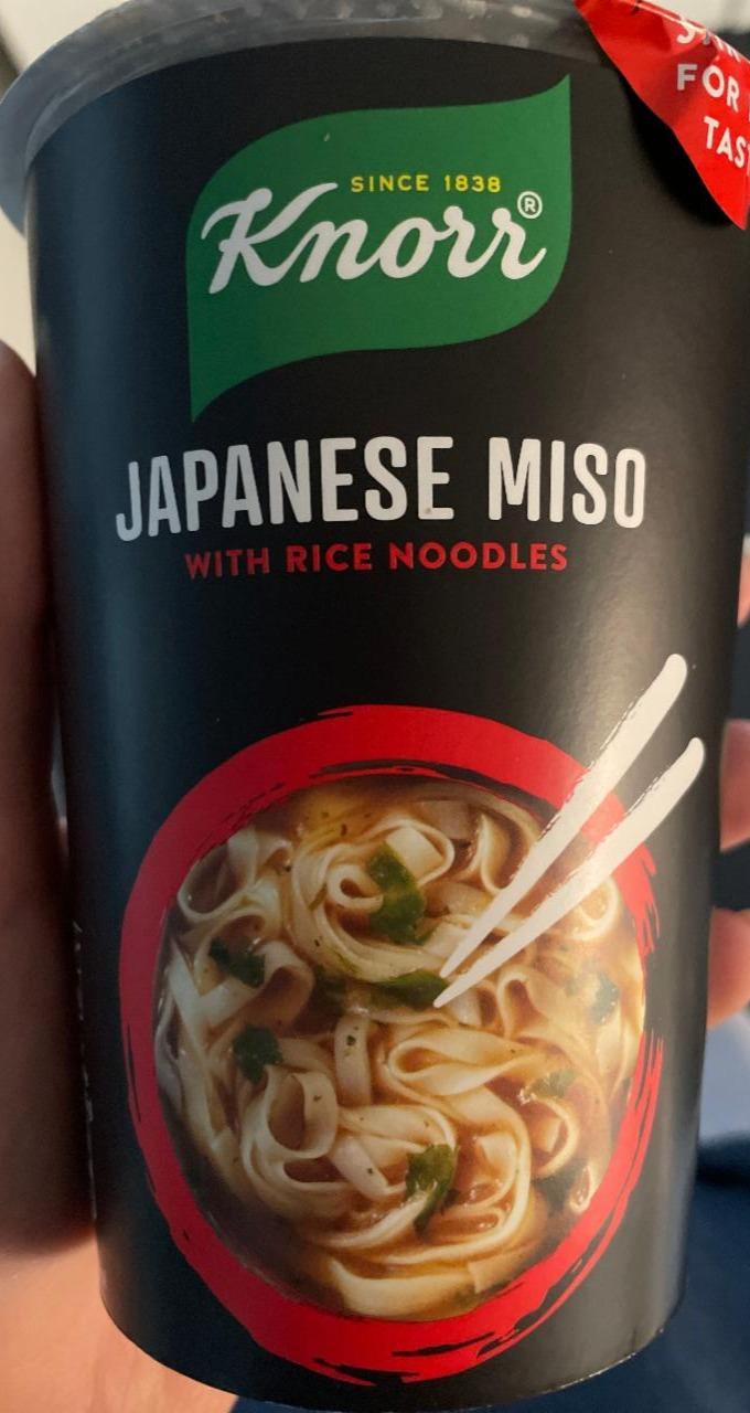 Fotografie - Japanese Miso with Rice Noodles Knorr