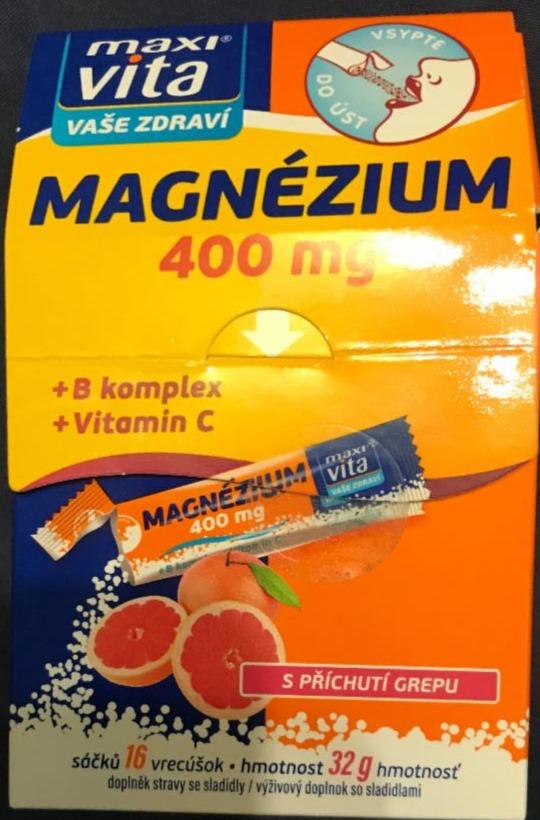 Fotografie - Magnézium 400 mg + B komplex + Vitamin C MaxiVita