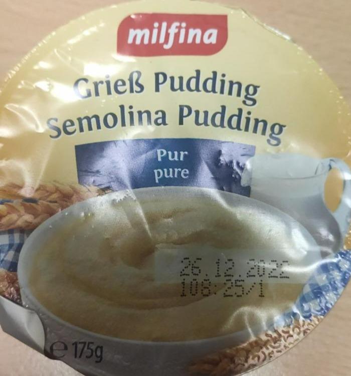 Fotografie - Semolina Pudding Pure Milfina