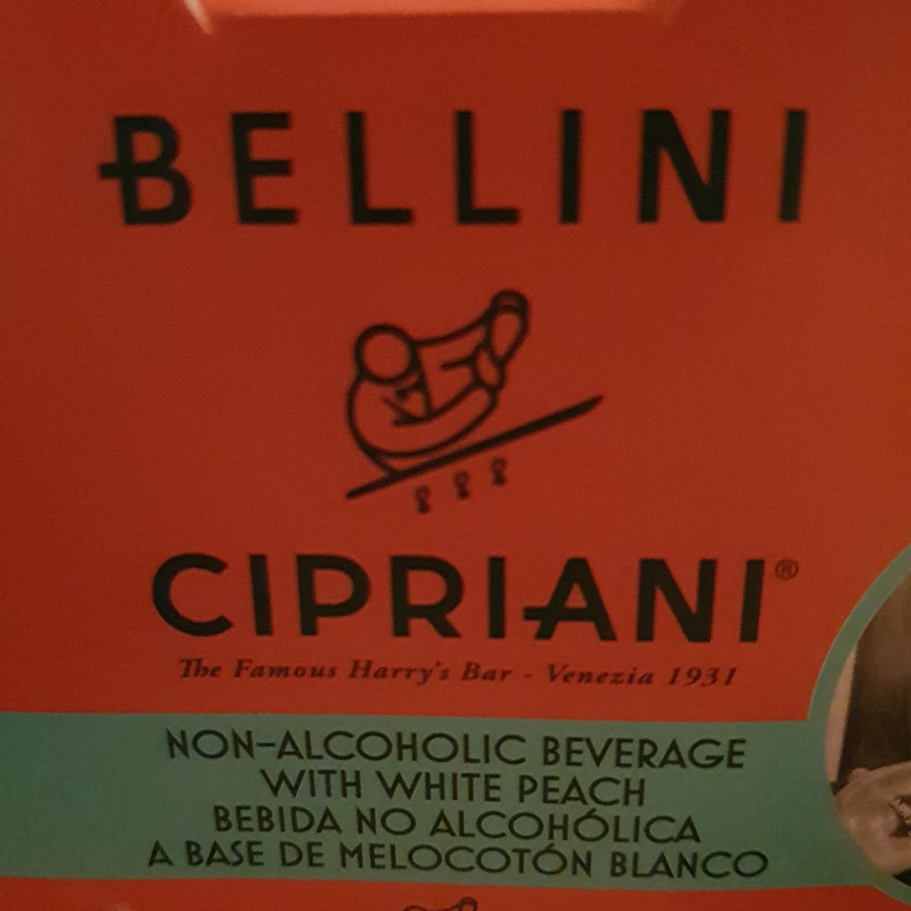 Fotografie - Bellini non-alcoholic beverage with White peach Cipriani