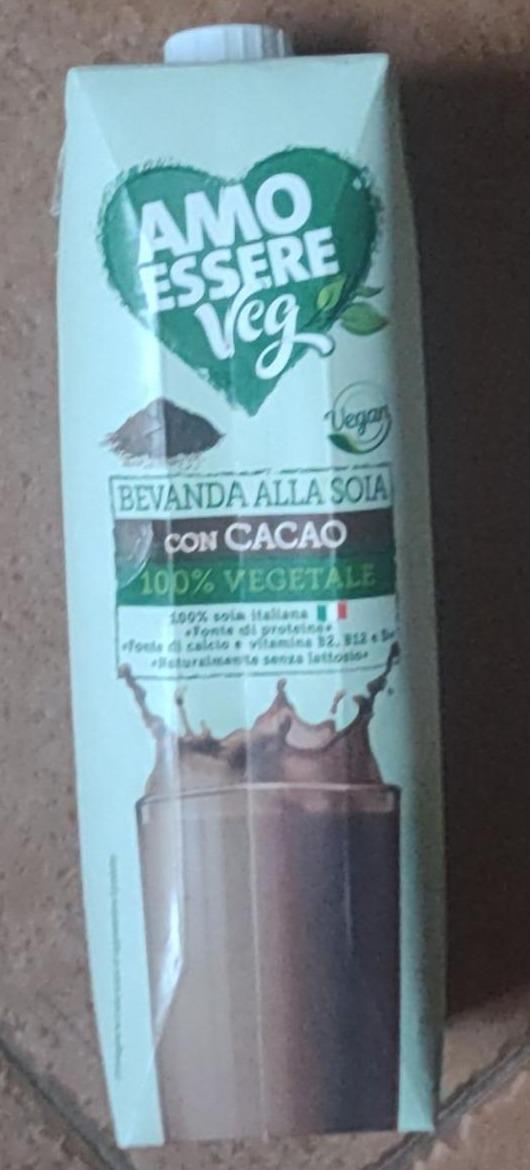 Fotografie - Bevanda alla soia con cacao Amo Essere Veg