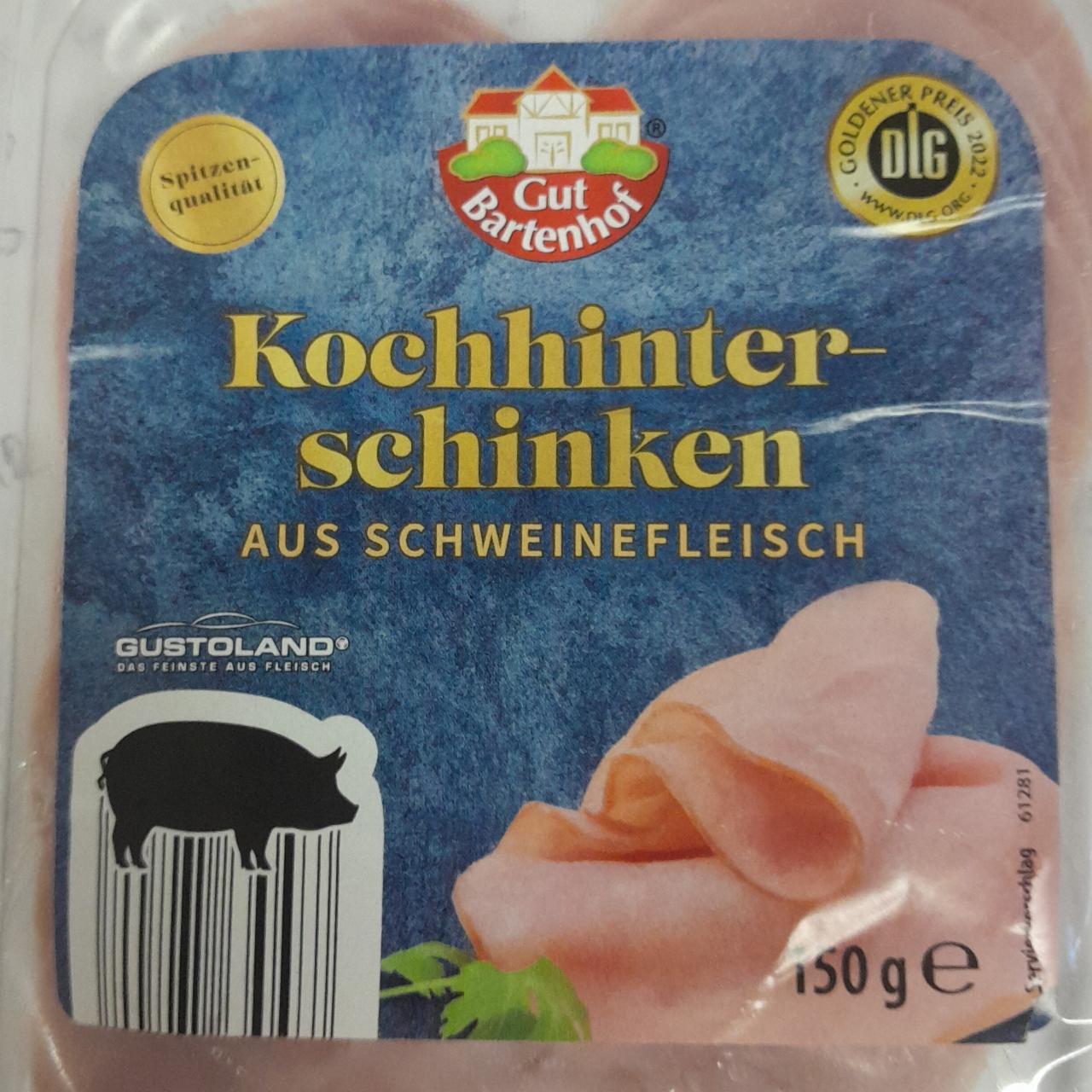 Fotografie - Kochhinterschinken aus schweinefleisch Gut Bartenhof