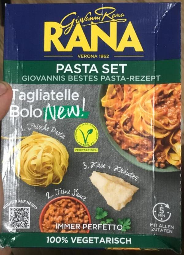 Pasta set Tagliatelle Bolo new! Giovanni Rana - kalorie, kJ a nutriční  hodnoty