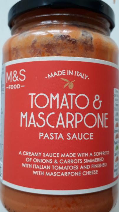 Fotografie - Tomato & Mascarpone pasta sauce Marks & Spencer