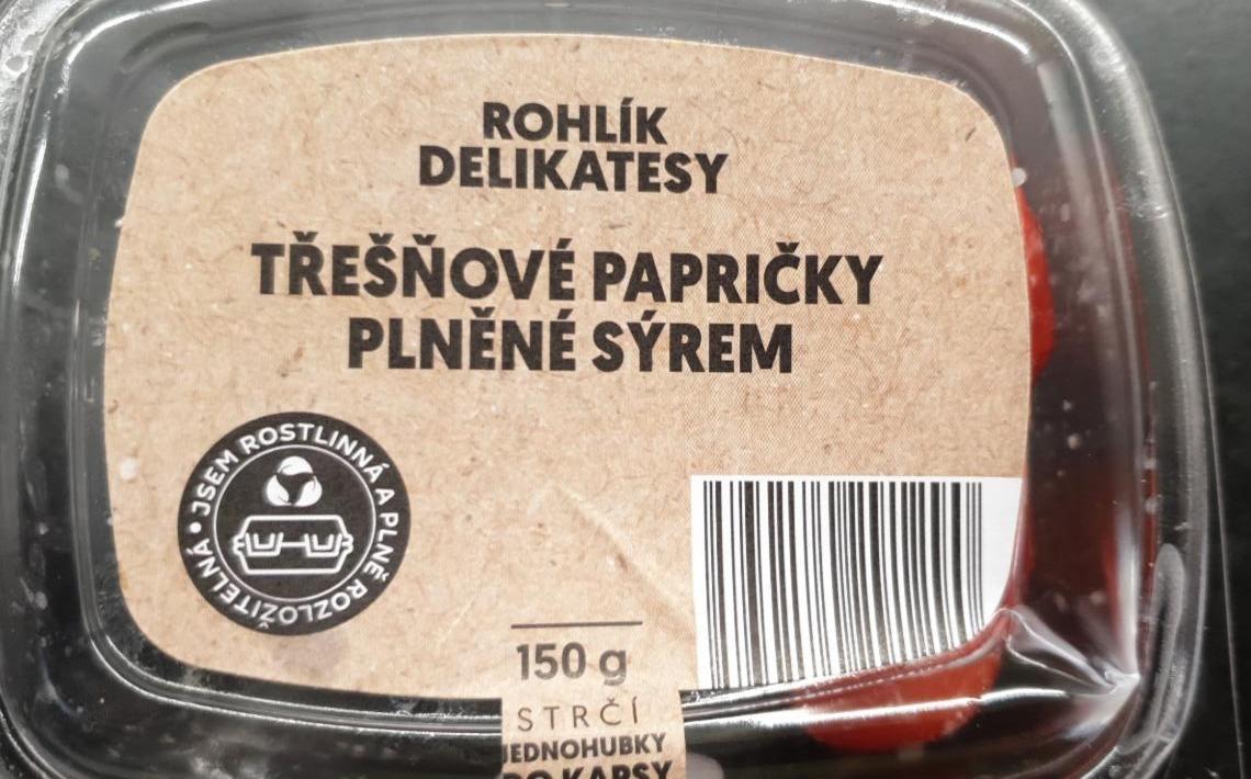 Fotografie - Třešňové papričky plněné sýrem Rohlík Delikatesy