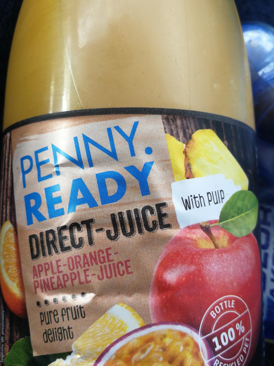 Fotografie - Direct juice apple-orange-pineapple-maracuja Penny ready