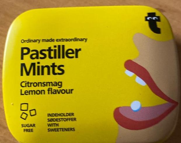 Fotografie - Pastiller Mints Lemon flavour Sugar Free
