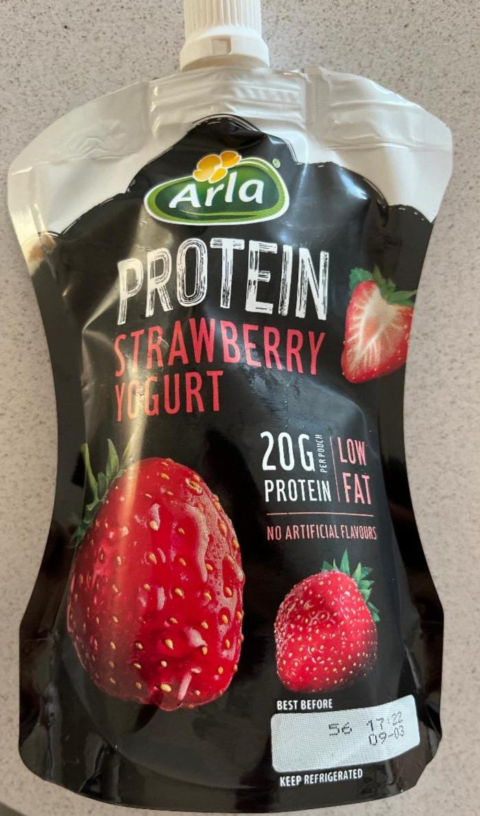 Fotografie - Protein Strawberry Yoghurt Arla