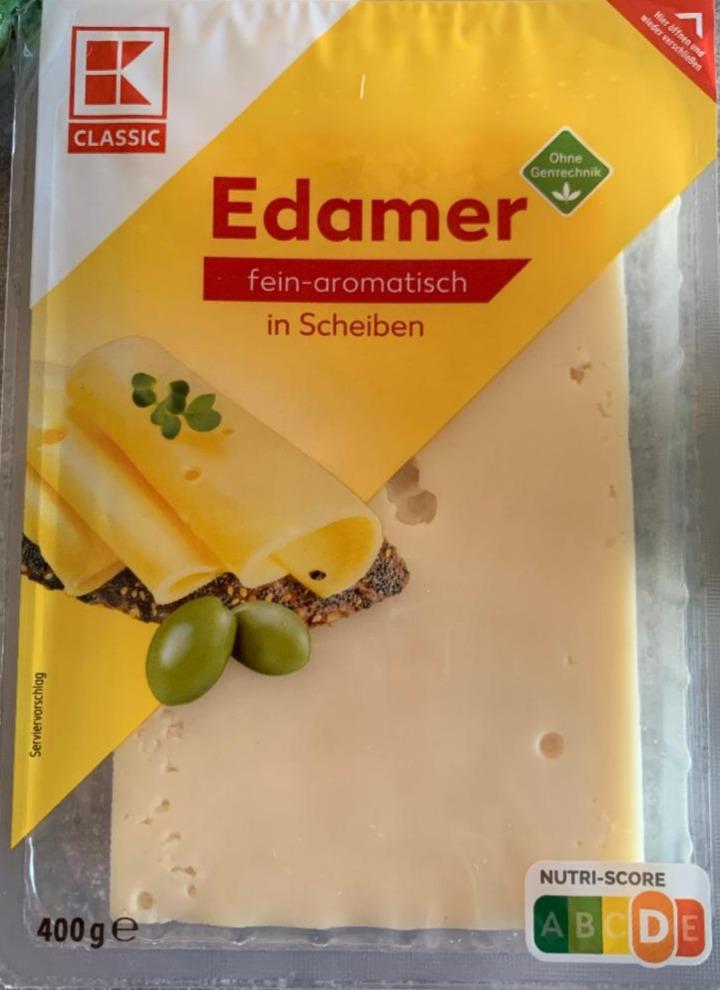 Fotografie - Edamer fein-aromatisch in Scheiben K-Classic