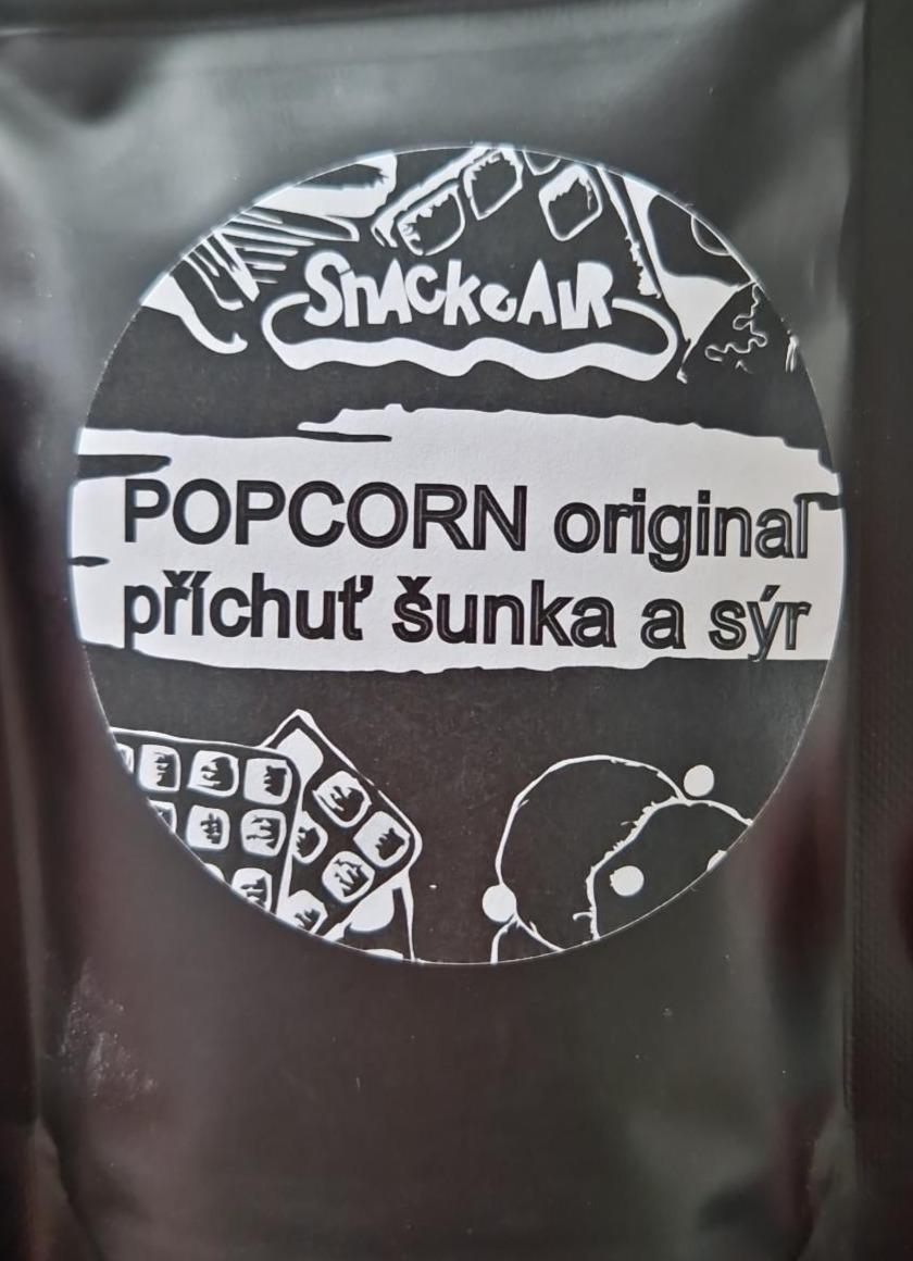 Fotografie - Popcorn original příchuť šunka sýr SnackeAir