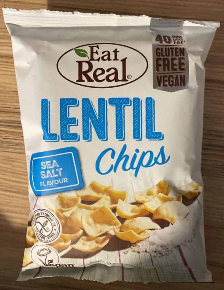 Fotografie - Lentil Chips Sea Salt flavour Eat Real