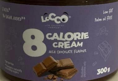 Fotografie - 8 Calorie Cream Milk Chocolate Flavour Locco
