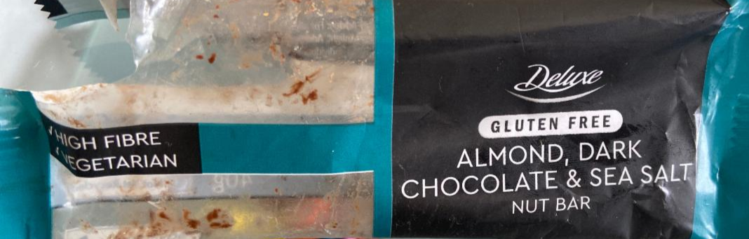 Fotografie - Almond, dark chocolate & sea salt nut bar Deluxe