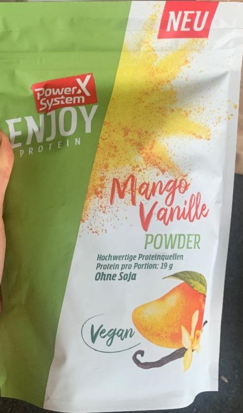 Fotografie - Enjoy Protein Mango Vanille Powder Power System