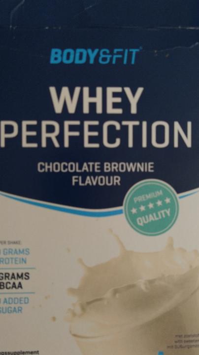 Fotografie - Whey Perfection Chocolate Brownie flavour Body & Fit