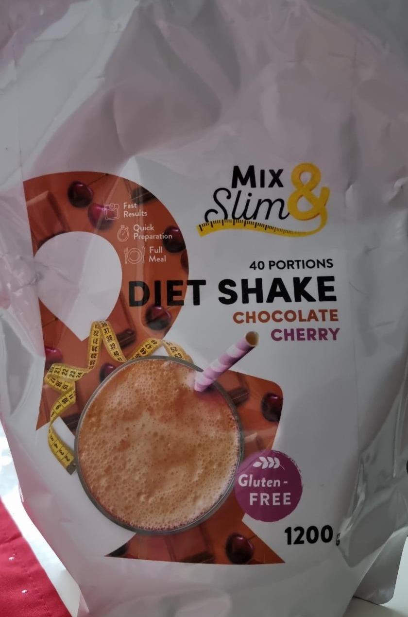 Fotografie - Diet Shake chocolate cherry Mix & Slim