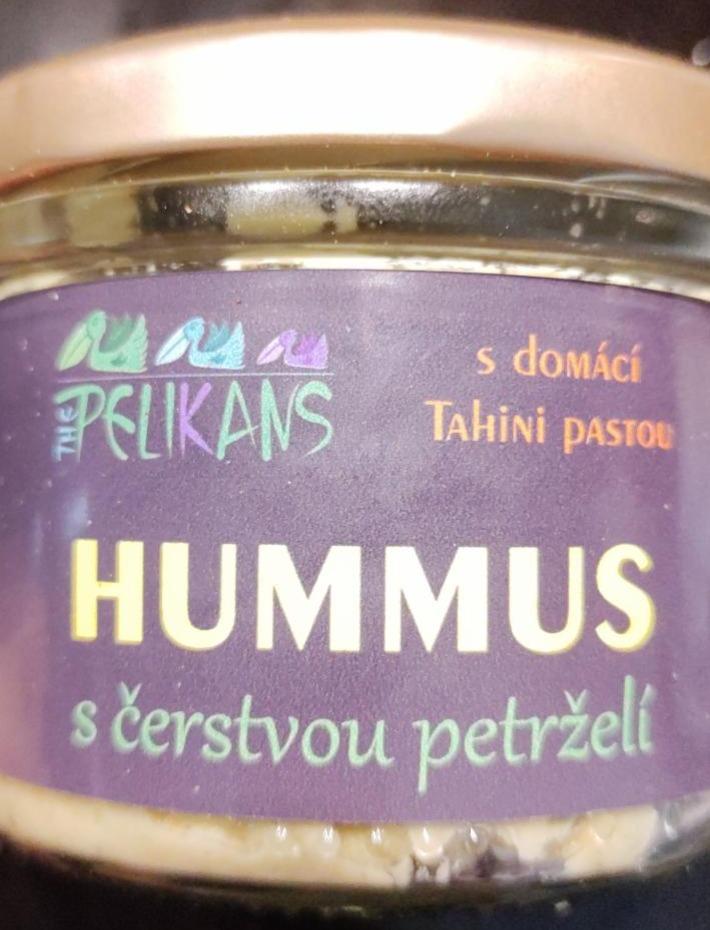 Fotografie - Hummus s čerstvou petrželí a domácí Tahini pastou The Pelikans