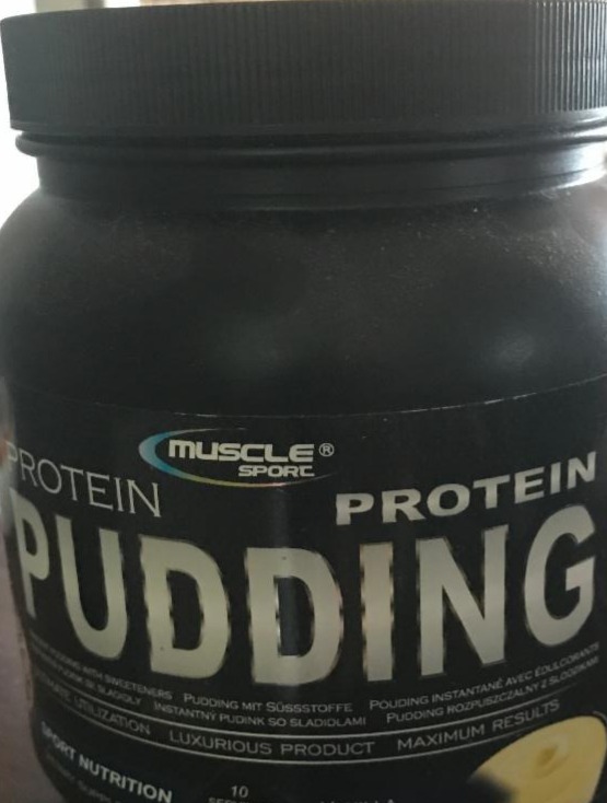 Fotografie - Protein pudding vanillan Muscle sport