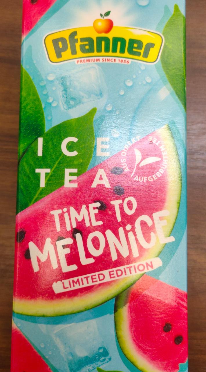 Fotografie - Ice Tea Wassermelone Limited Edition Pfanner