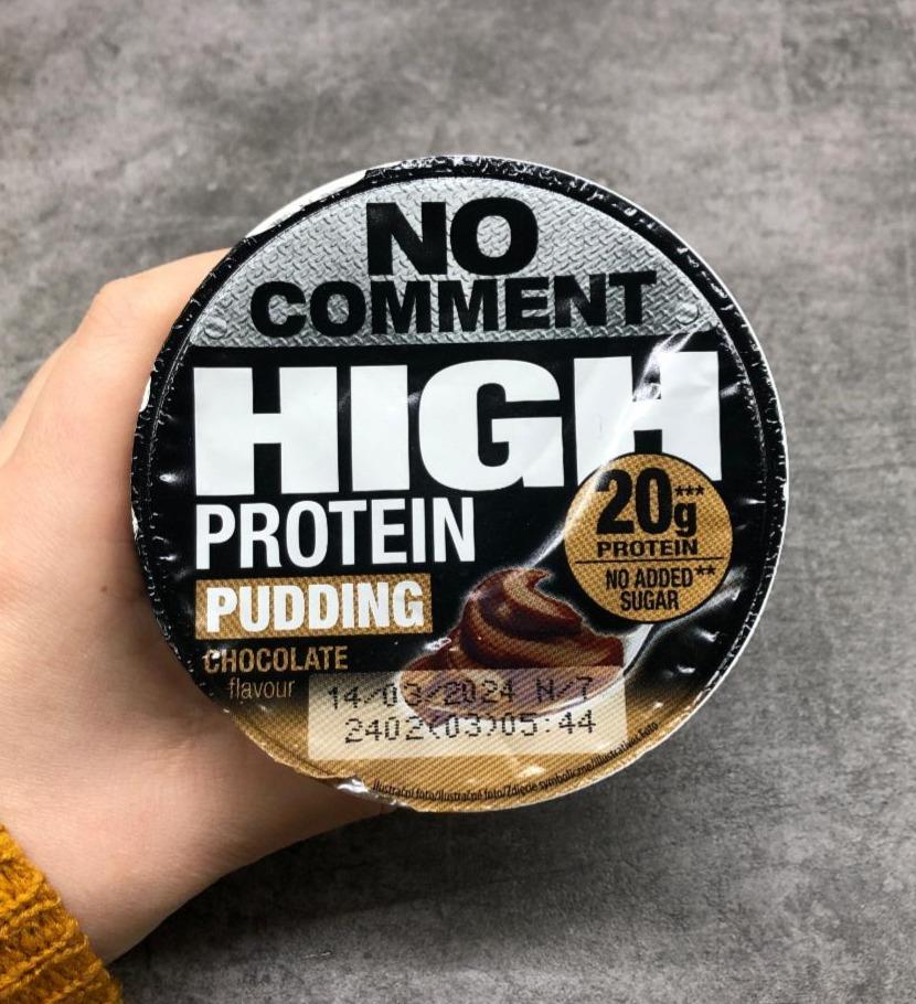Fotografie - High protein pudding Chocolate flavour No Comment