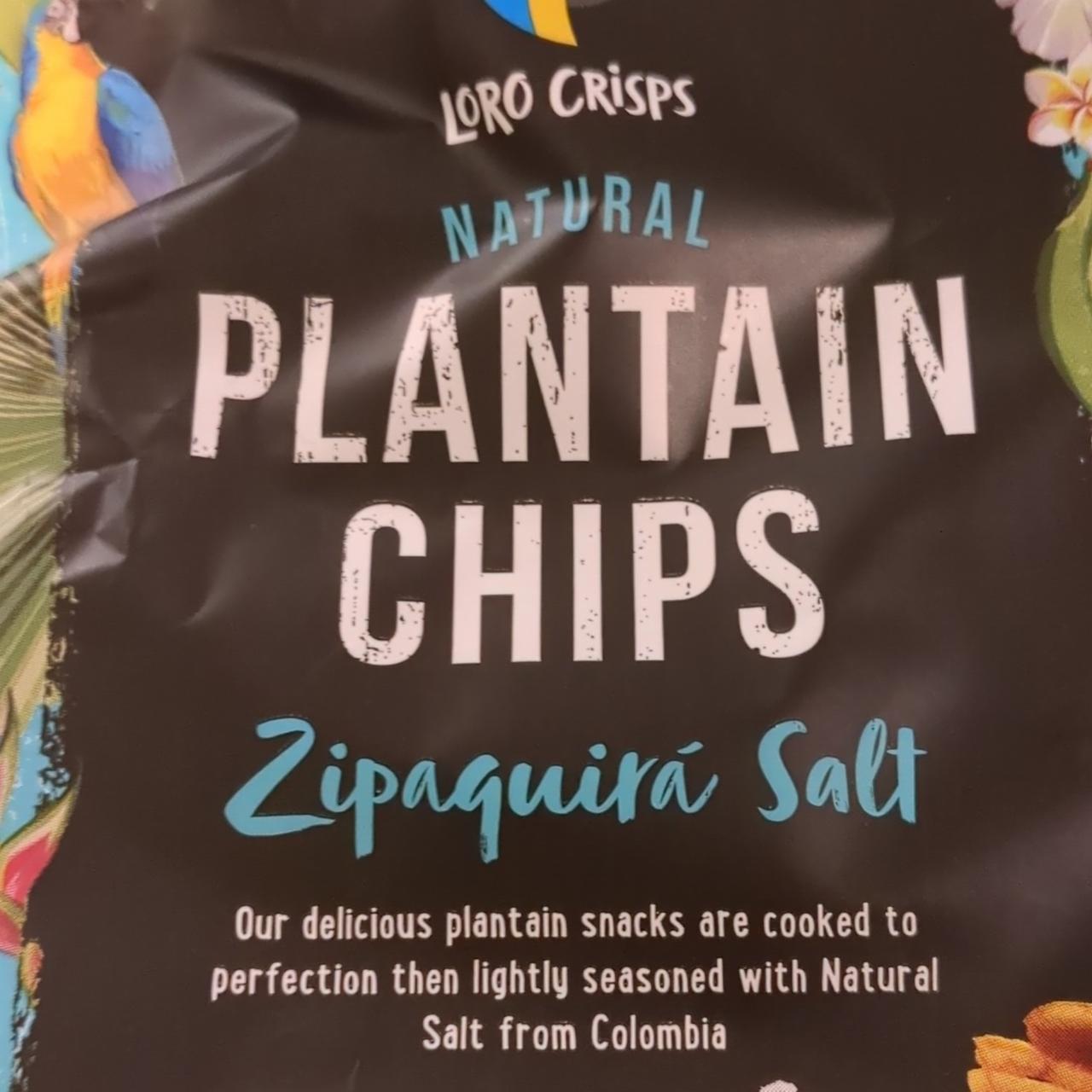 Fotografie - Plantain Chips Zipaquirá Salt Loro Crisps