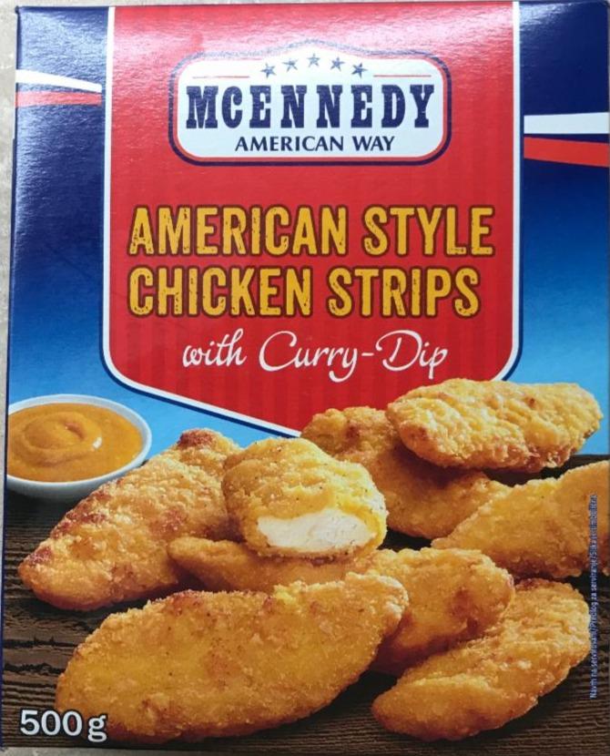 kalorie, McEnnedy kJ Chicken American American hodnoty - nutriční a Way Curry with Strips Style Dip