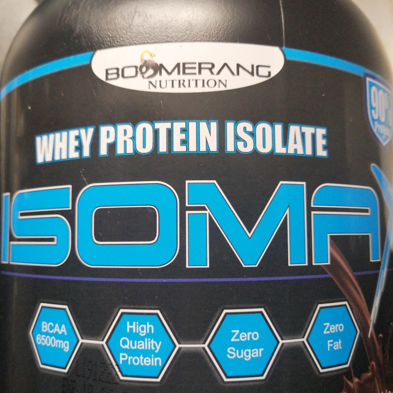 Fotografie - ISOMA Whey protein isolate Boomerang Nutrition