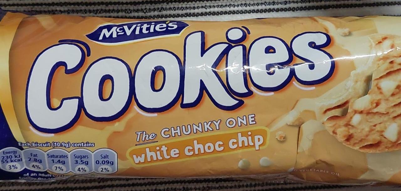 Fotografie - White Choc Chip Cookies McVitie's