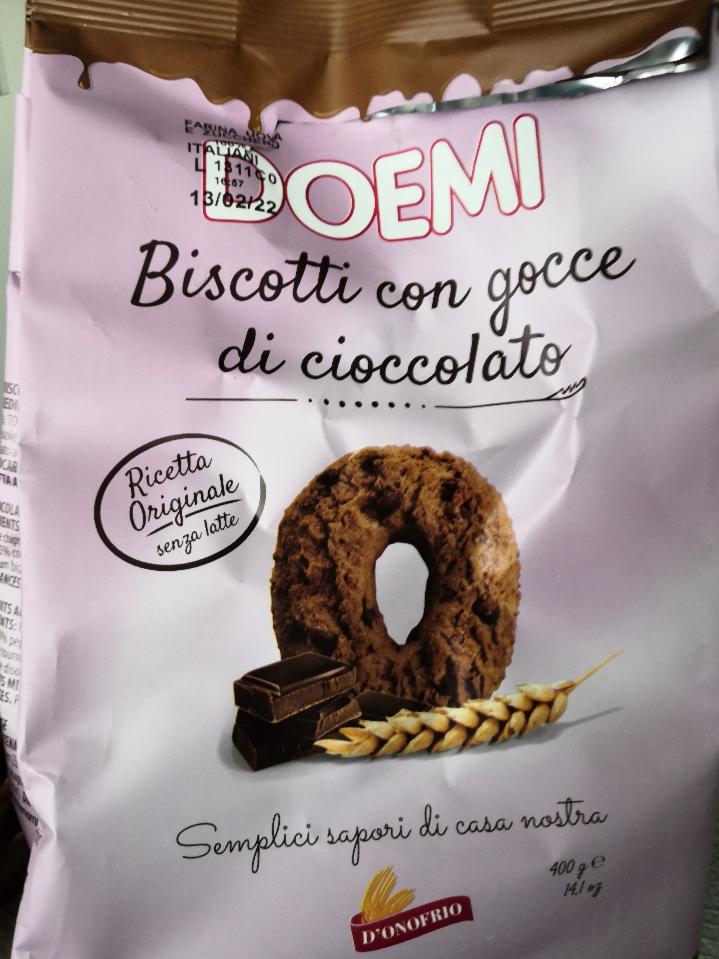 Fotografie - Biscotti con Gocce di Cioccolato Doemi