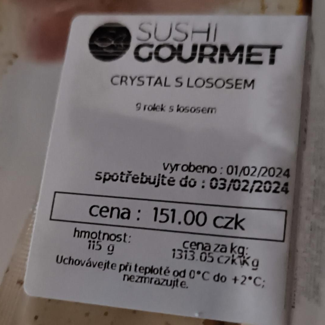 Fotografie - Crystal s lososem Sushi gourmet