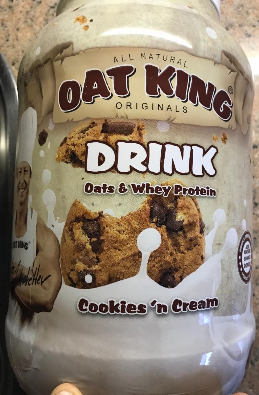 Fotografie - Drink Oats & whey protein Cookies'n cream Oat king