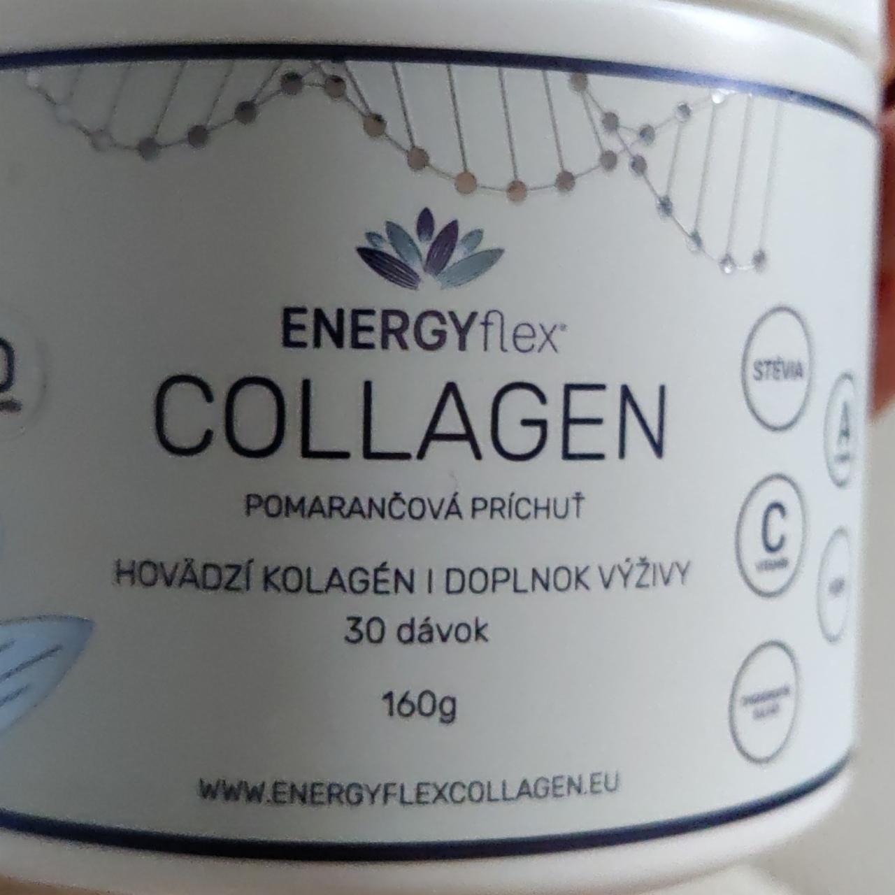 Fotografie - Collagen pomarančová príchuť Energyflex