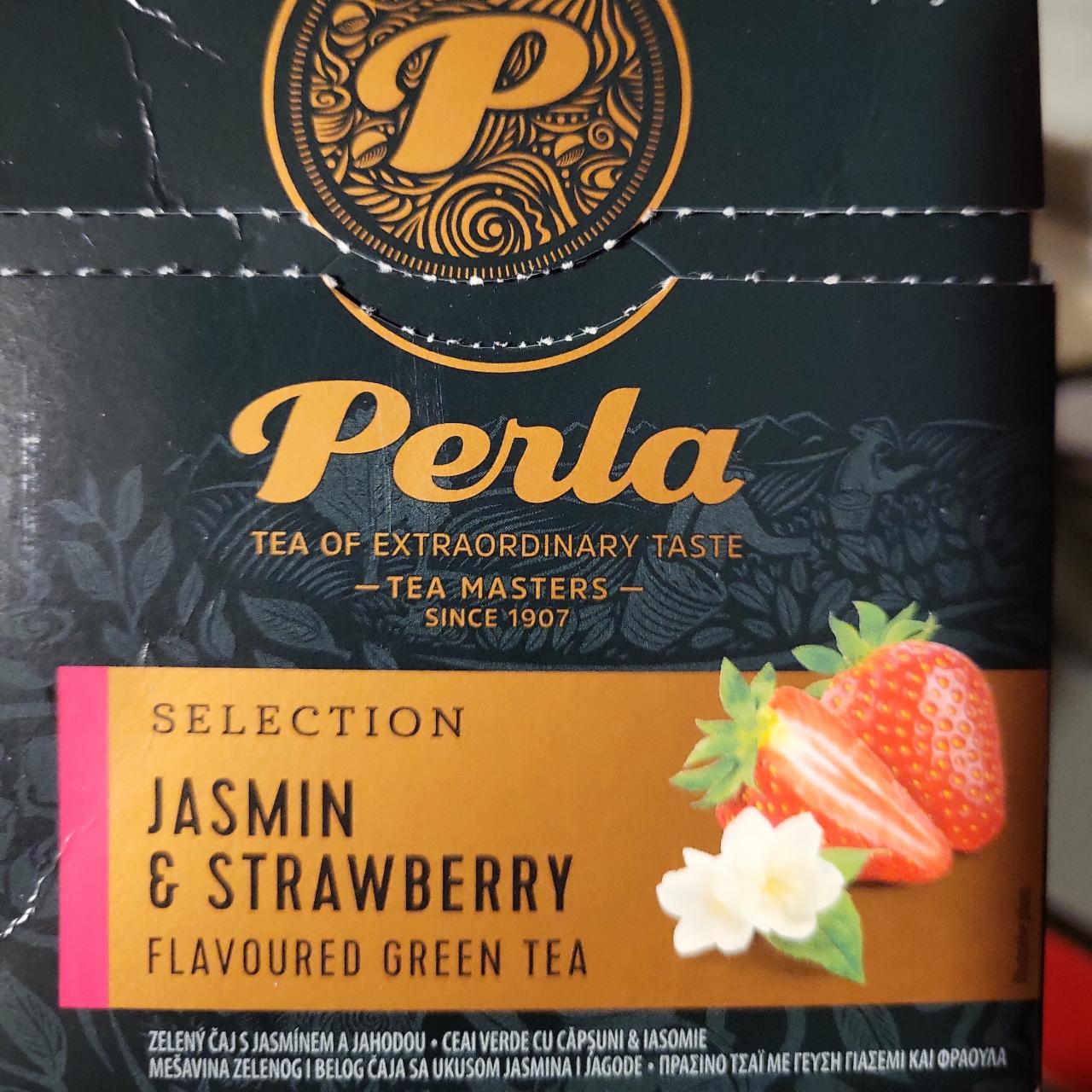 Fotografie - Jasmin & Strawberry flavoured green tea Perla