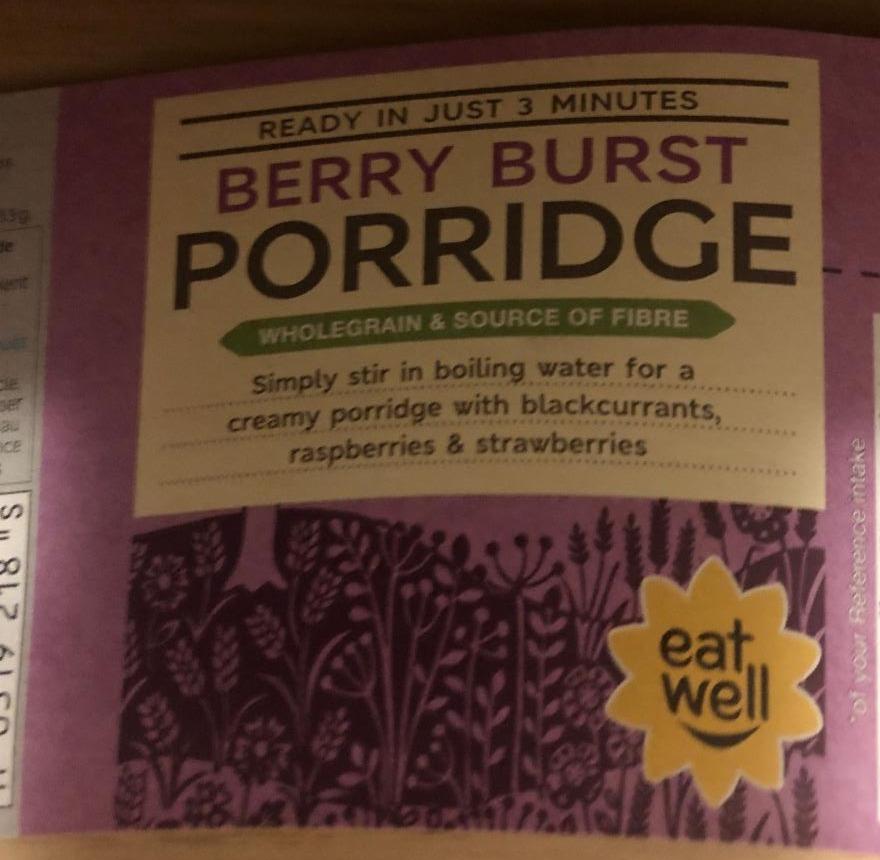 Fotografie - Berry Burst Porridge M&S