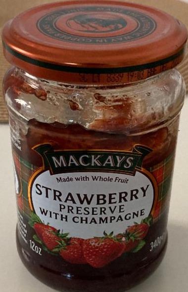 Fotografie - Strawberry Preserve with Champagne Mackays
