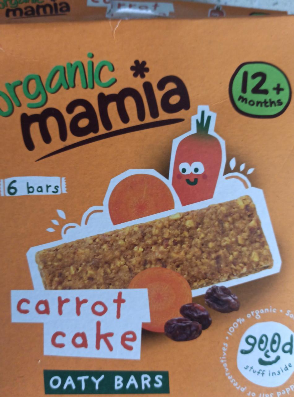 Fotografie - 6 Carrot Cake Soft Oaty Bars Mamia Organic