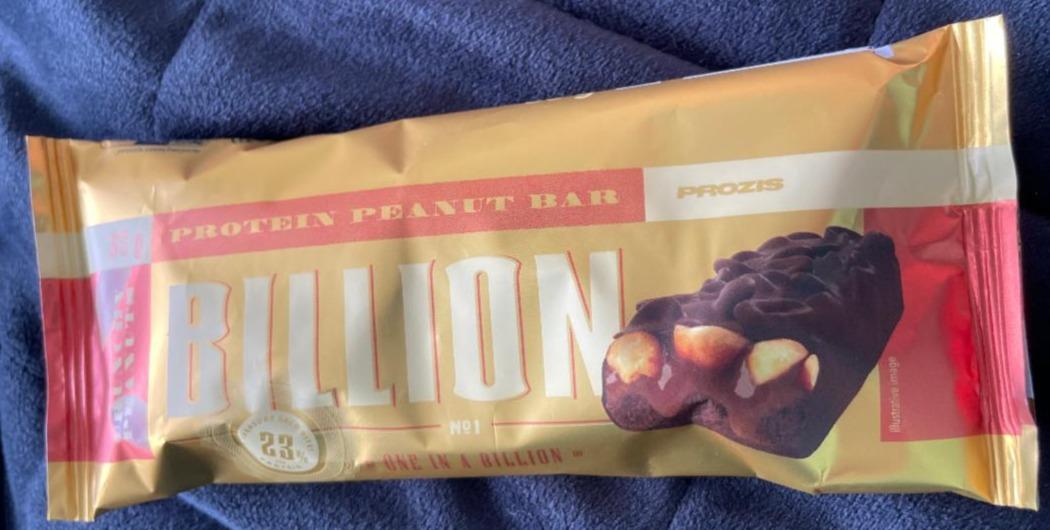 Fotografie - Billion protein peanut bar Prozis