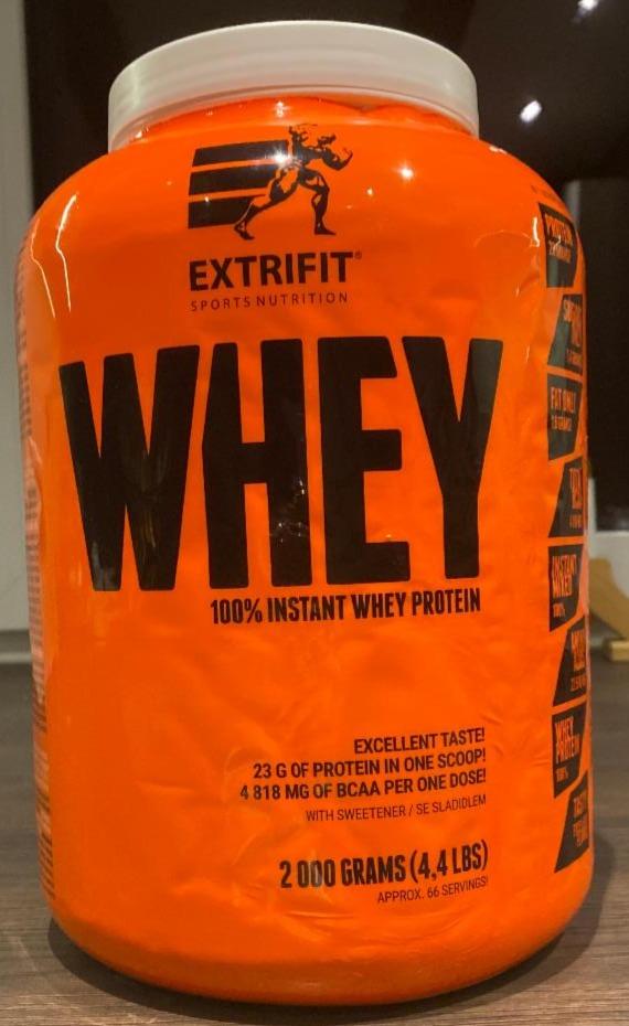 Fotografie - Whey 100% instant protein salted caramel (slaný karamel) Extrifit