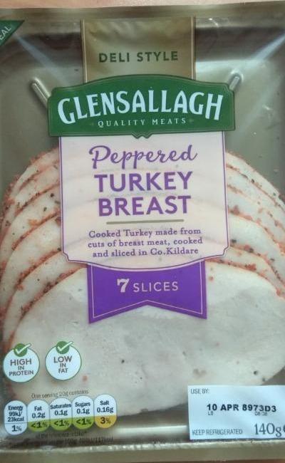Fotografie - Peppered Turkey Breast 7 slices Glensallagh