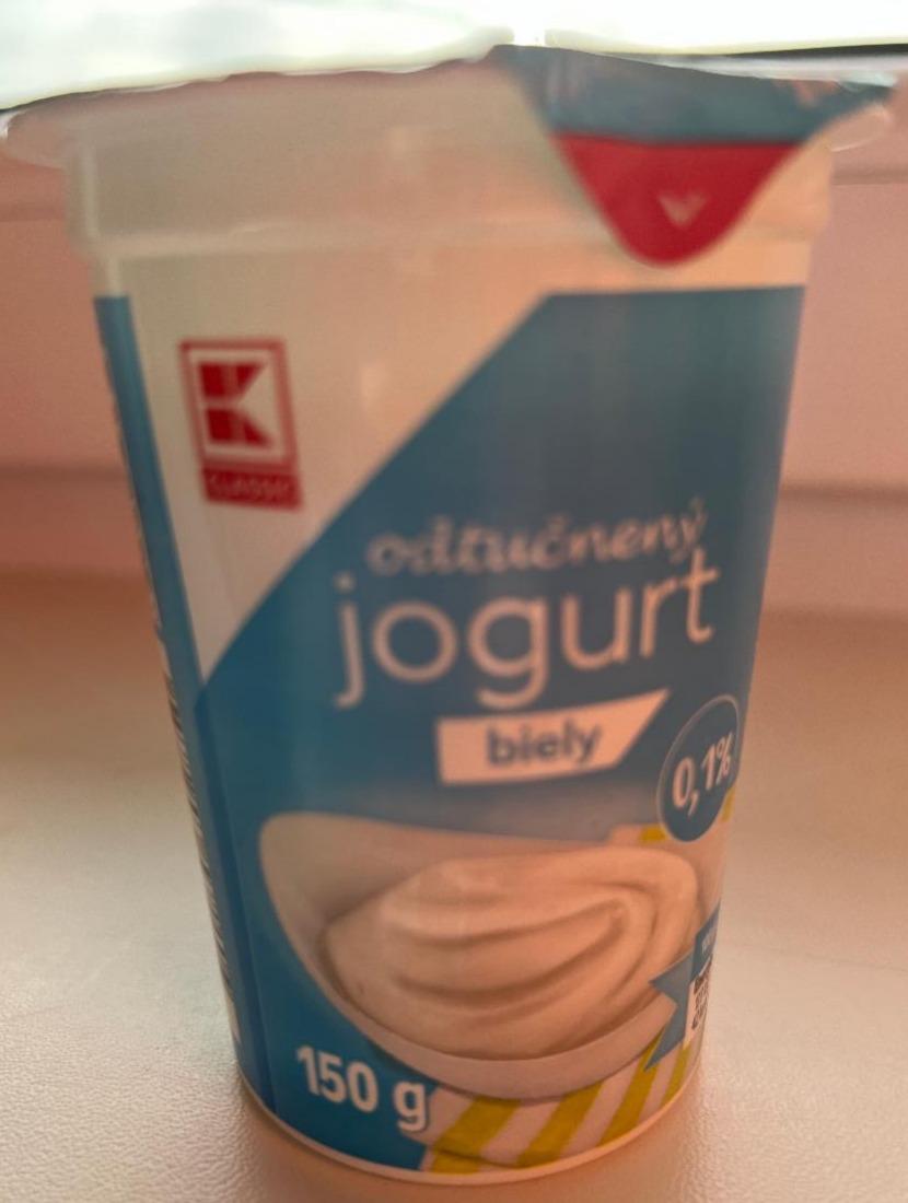 Fotografie - Bílý jogurt odtučněný 0,1% tuku K-Classic