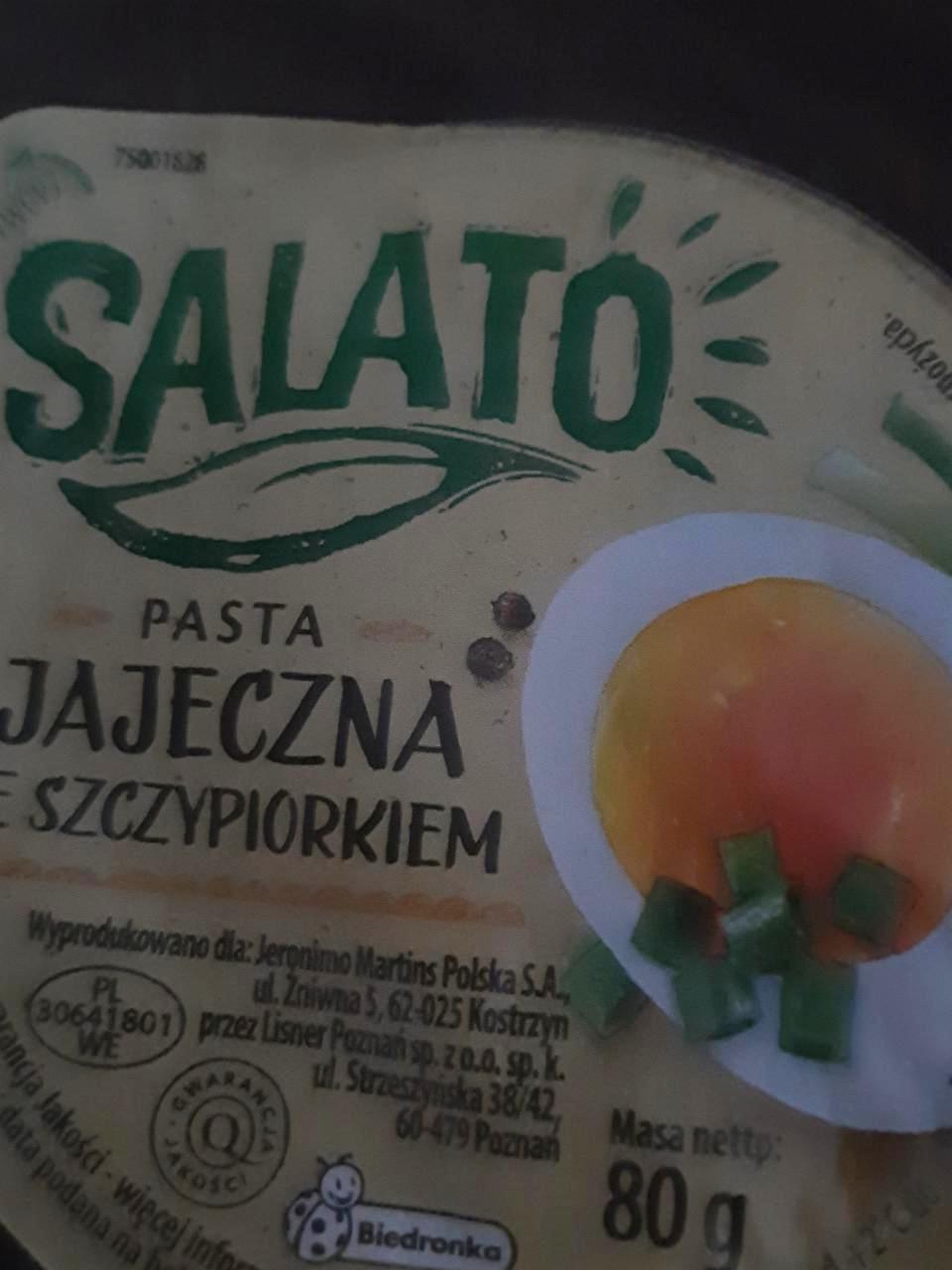 Fotografie - Pasta jajaczena ze szczypiorkiem Salato